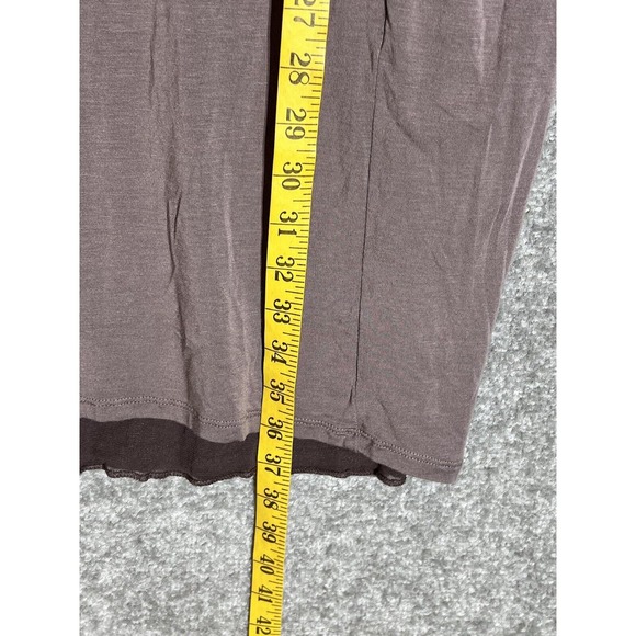 Garnet Hill Sleeveless Keyhole Mesh Lined Dress Womens Size Small Brown Pockets - Picture 11 of 11